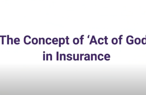 What is Act of God in Insurance